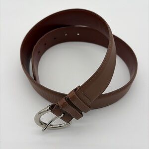 🌸SOLD🌸 Vintage COACH Cappuccino Leather Belt #8503 Ladies Large Silver Hardware